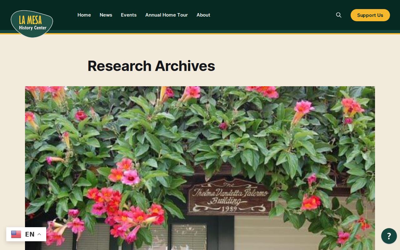 La Mesa city directory collections at the La Mesa History Center