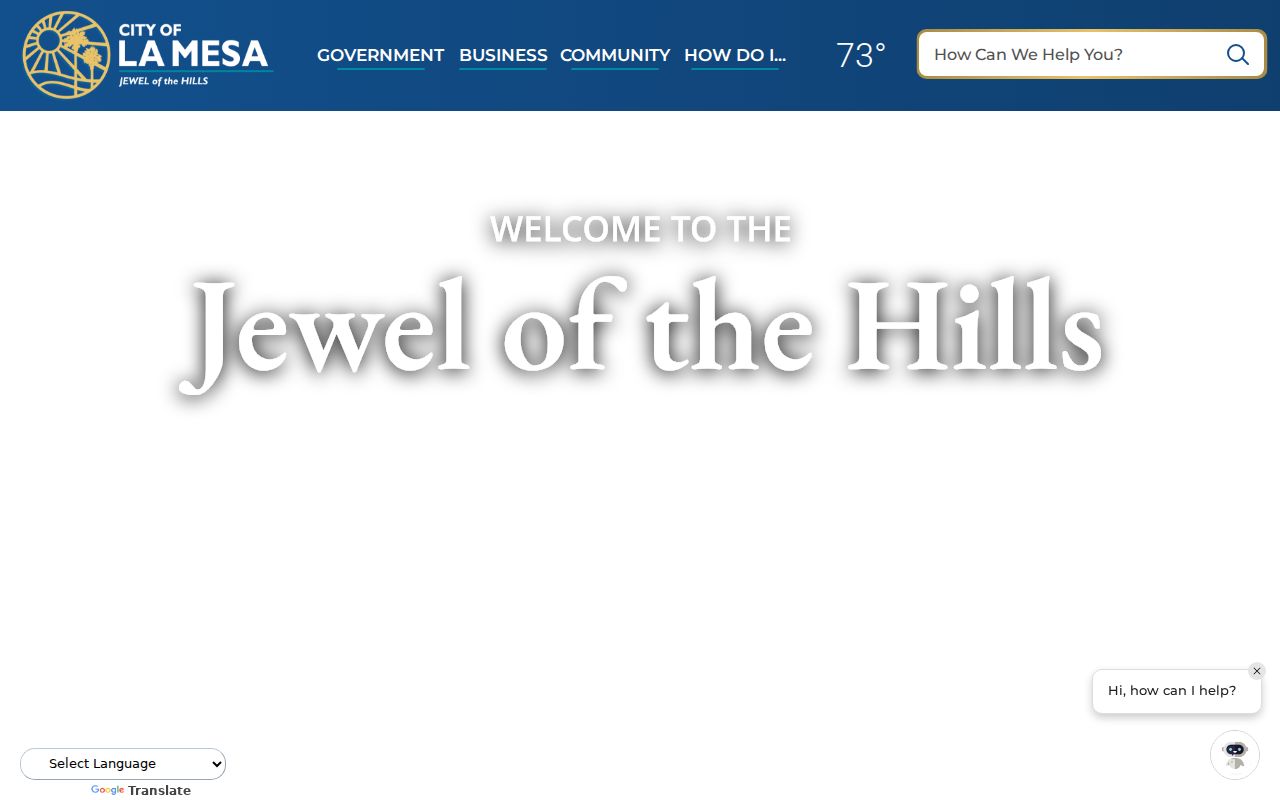 La Mesa residents directory official city records gateway